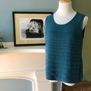 Coldwater Creek Teal Sleeveless Top